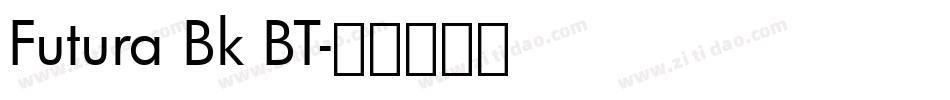 Futura Bk BT字体转换
